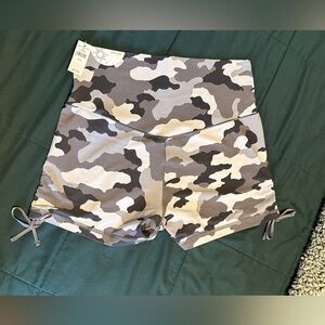 Offline by Aerie Real Me High Waisted Ruched Tie 3” Bike Shorts